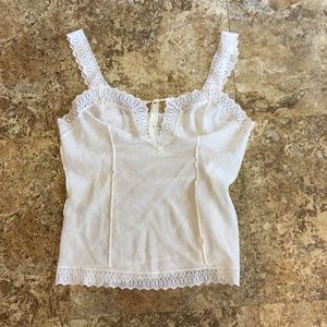 Lacey tank top